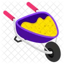 Wheel Wheelbarrow Tool Icon