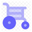 휠체어 환자 의자 의료 의자 아이콘