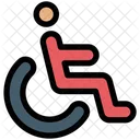 Wheel Chair Handicap Army Icon