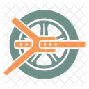 Wheel Clamp Car Road Icon