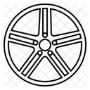 Wheel Disks Car Auto Icon
