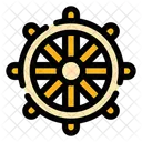 Wheel Nautical Ship Icon