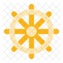Wheel Nautical Ship Icon