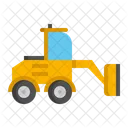 Wheel Loader Excavator Vehicle Icon