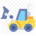 Wheel Loader Construction Vehicle Excavator Icon