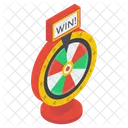 Fortune Wheel Spinning Wheel Prize Wheel Icon