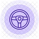 Wheel Staring Line Icon Icon