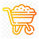 Wheelbarrow Soil Container Icon