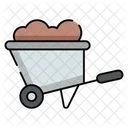 Wheelbarrow Transport Gardening Icon