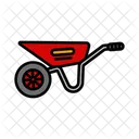 Wheelbarrow Metal Sturdy Icon