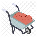 Farming Cart Barrow Handcart Icon