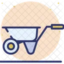 Wheelbarrow Barrow Construction Cart Icon