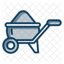 Wheelbarrow Barrow Construction Cart Icon