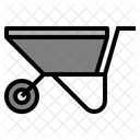 Wheelbarrow Tool Construction Icon
