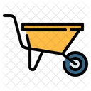 Wheelbarrow Cart Trolley Icon