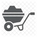 Wheelbarrow Tool Cart Icon