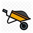 Wheelbarrow Cart Construction Icon