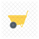 Wheelbarrow Handtruck Construction Icon