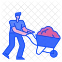 Wheelbarrow Agriculture Farm Icon