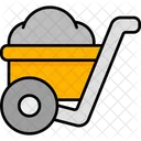 Wheelbarrow Construction Cart Mini Cart Icon