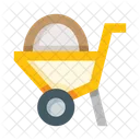 Wheelbarrow Construction Construction Trolley Icon
