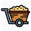 Wheelbarrow Garden Cart Icon
