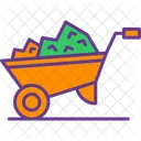 Wheelbarrow Barrow Cart Icon