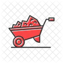 Wheelbarrow Barrow Cart Icon
