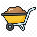 Wheelbarrow Cart Barrow Icon