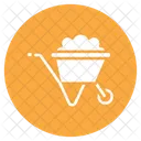 Wheelbarrow Construction Cart Icon