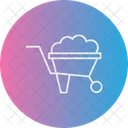 Wheelbarrow Construction Gardening Icon