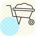 Wheelbarrow Farm Agriculture Icon