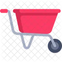 Wheelbarrow Garden Cart Tools Icon