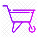 Wheelbarrow Trolley Gardening Icon