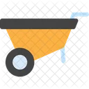 Wheelbarrow Cart Transport Icon