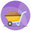 Wheelbarrow Cart Barrow Icon