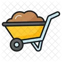 Wheelbarrow Cart Barrow Icon