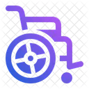 Wheelchair Treatment Wheel Icon