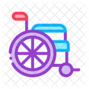 Vector Wheelchair Medical Icon
