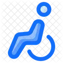 Wheelchair Disable Man Handicap Icon