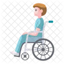 Wheelchair Man Disabled Icon
