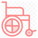 Wheelchair Patient Injury Icon