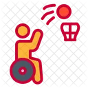 Wheelchair Basketball Para Sports Icon