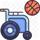 Wheelchair Basketball  Icon