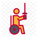 Wheelchair Fencing Para Sports Icon