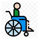 Wheelchair Disability Patient Icon