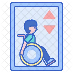 Wheelchair Lift  Icon