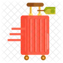 Wheeled Luggage Trolley Bag Suitcase Icon