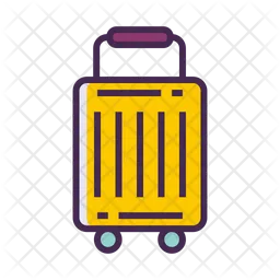Wheeled Luggage  Icon
