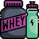 Whey Protein Fitness Icon